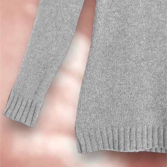 Toad&Co Targhee Grey Wool Long Tunic Length Button Up Cardigan Sweater Womens XL - Picture 8 of 12